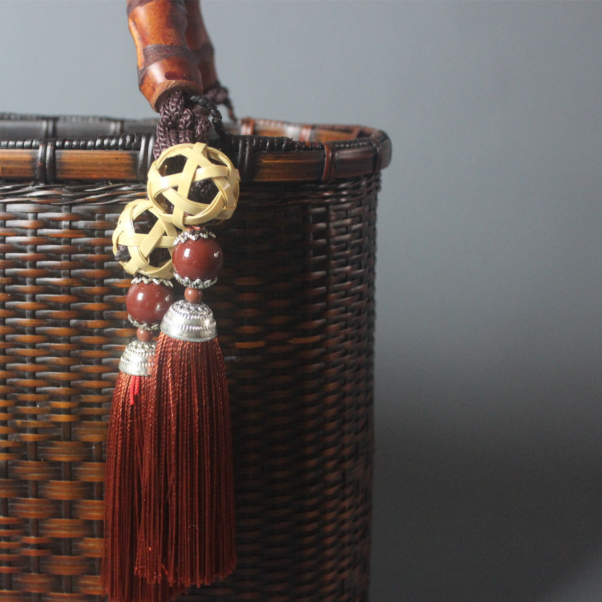 Torebka Handmade z Plecionego Bambusa – Styl Vintage