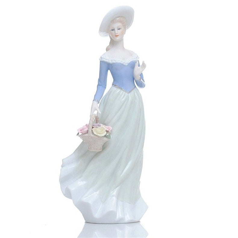Ceramiczna Figurka Dekoracyjna do Domu w Stylu Retro