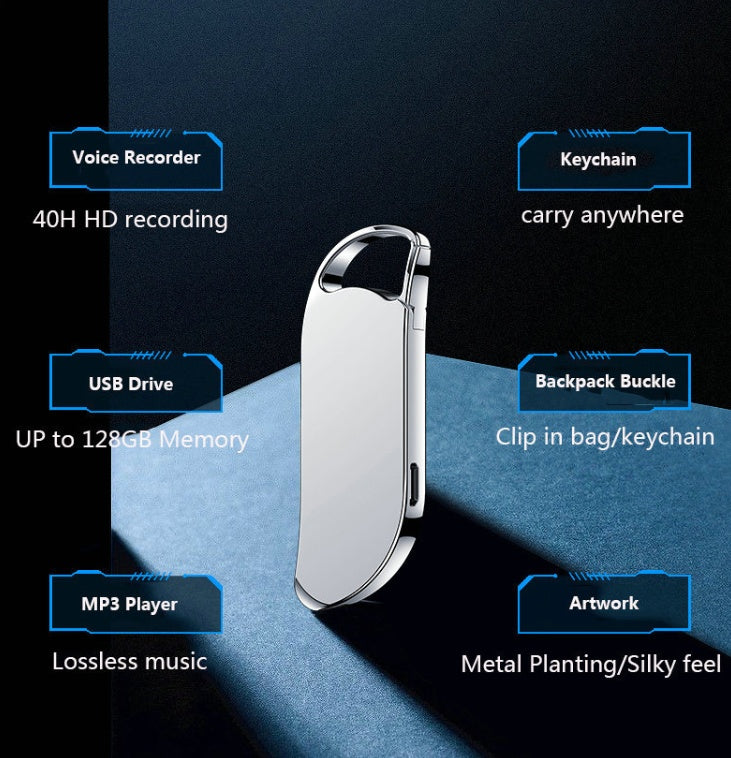 Dyktafon cyfrowy USB z funkcją aktywacji głosem
