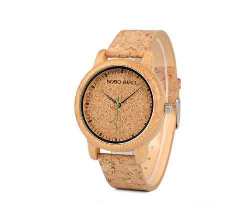 Drewniany zegarek – styl casual z naturalnego bambusa