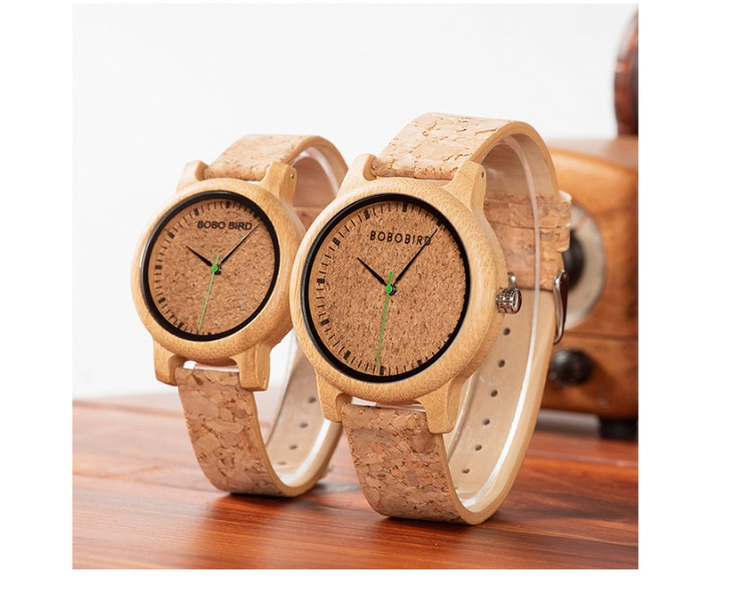Drewniany zegarek – styl casual z naturalnego bambusa