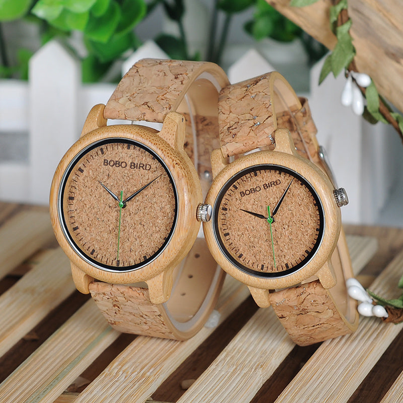Drewniany zegarek – styl casual z naturalnego bambusa