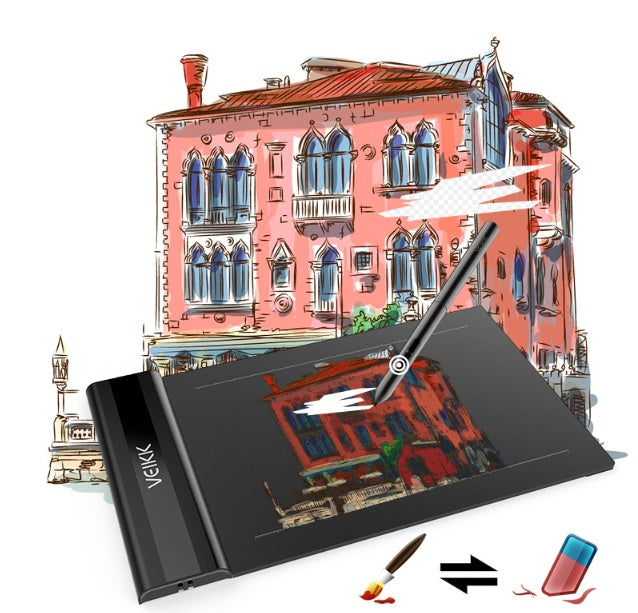 Tablet graficzny S640 – elektroniczna tablica rysunkowa z precyzyjnym piórem USB