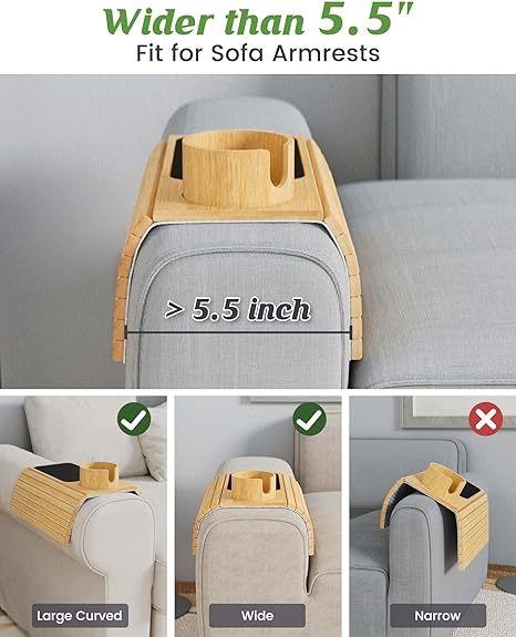 Taca Bambusowa Sofa Tray