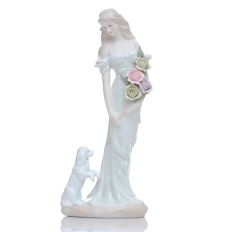 Ceramiczna Figurka Dekoracyjna do Domu w Stylu Retro