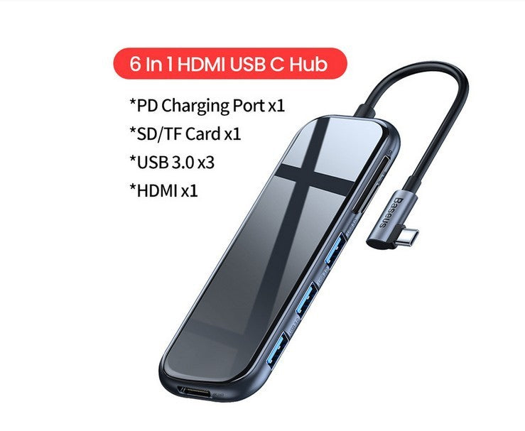 Stacja dokująca 5w1 USB-C z HDMI i szybkim ładowaniem PD