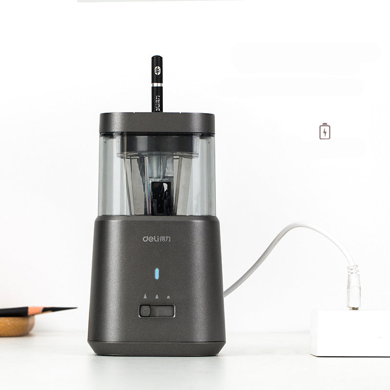 Elektryczna Temperówka Deli – Automatyczna, USB, Do Biura i Szkoły