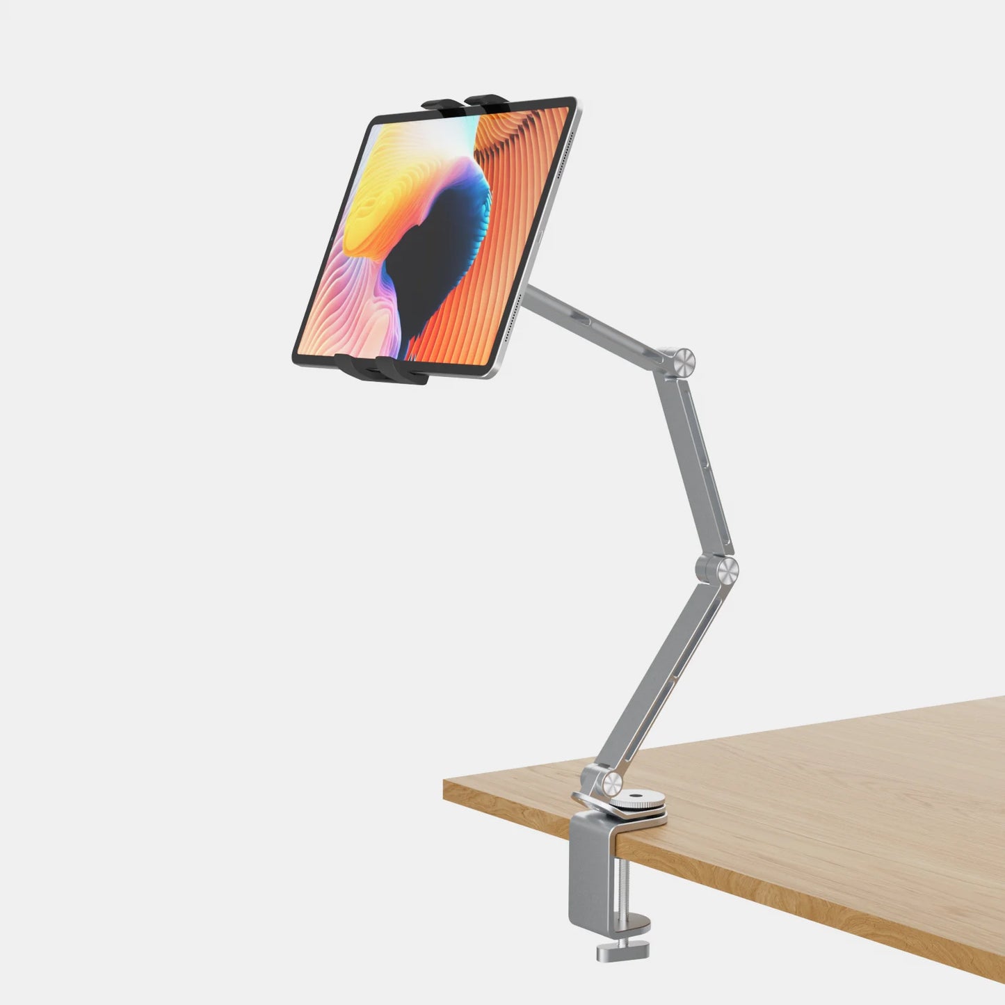 Aluminiowy stolik pod laptopa z regulacją 360 do biura i nauki zdalnej