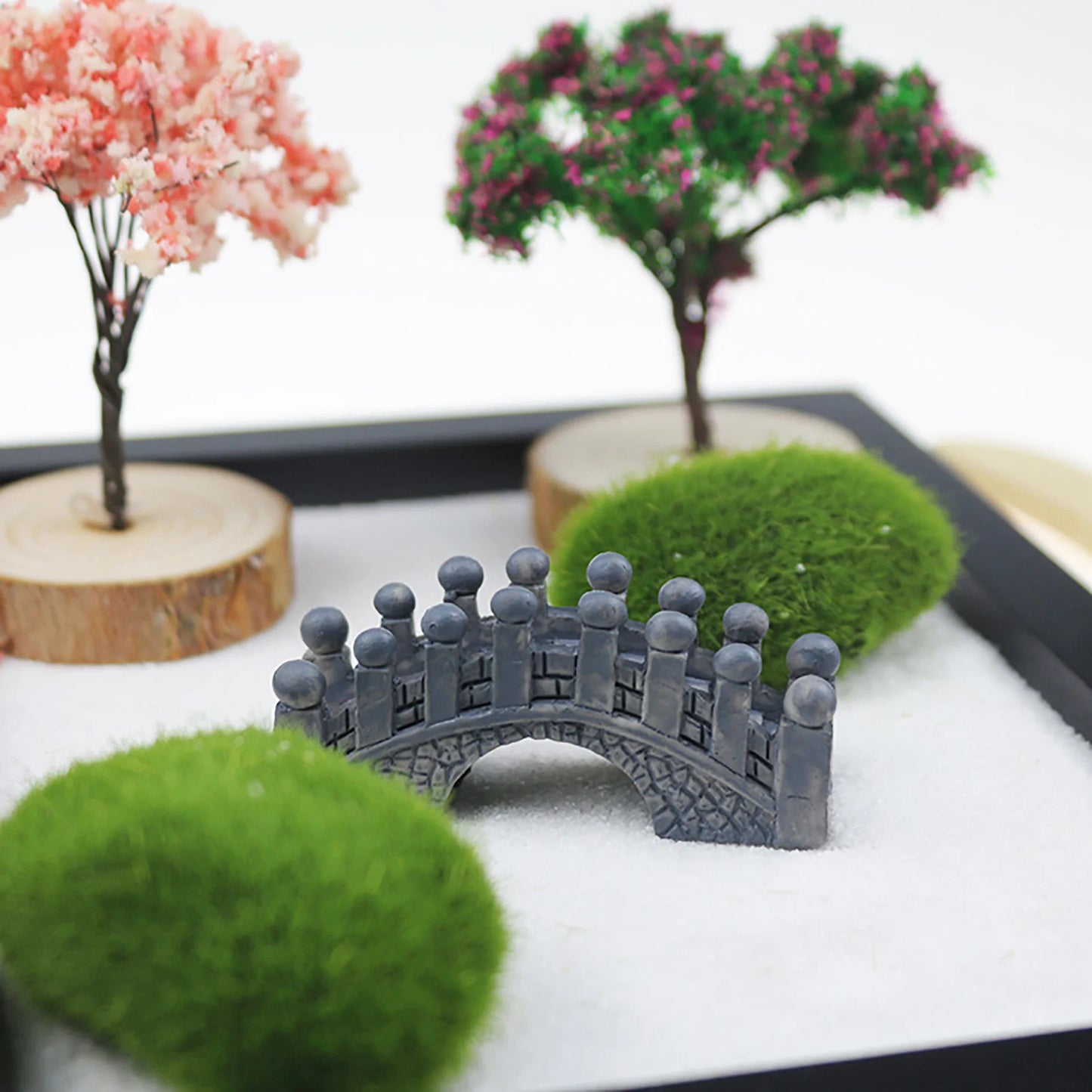 Japoński Ogródek Zen-Miniaturowy Zestaw Dekoracyjny na Biurko