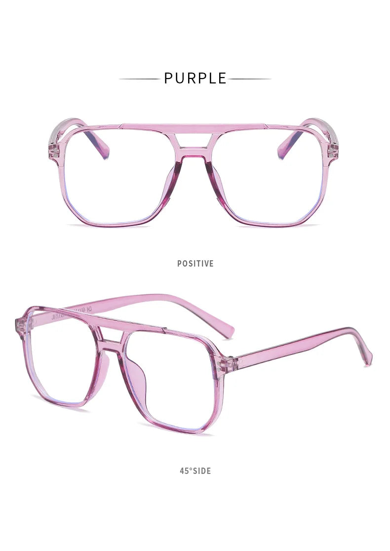 Okulary z filtrem Blue Light – Transparentna oprawka do pracy z ekranem