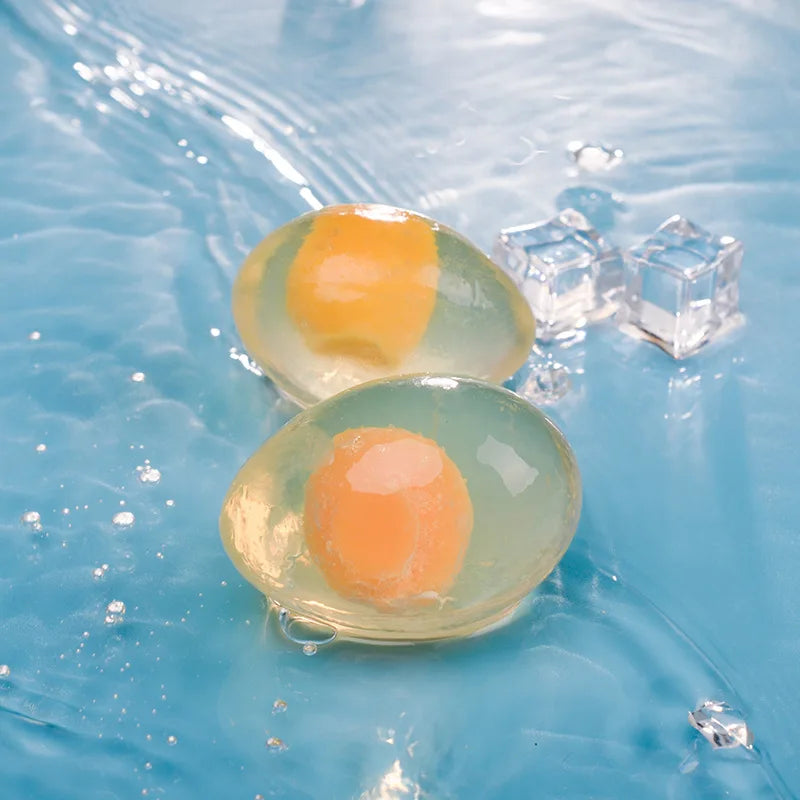 Naturalne mydło kolagenowe z jajkiem 80g — delikatne do codziennego użytku