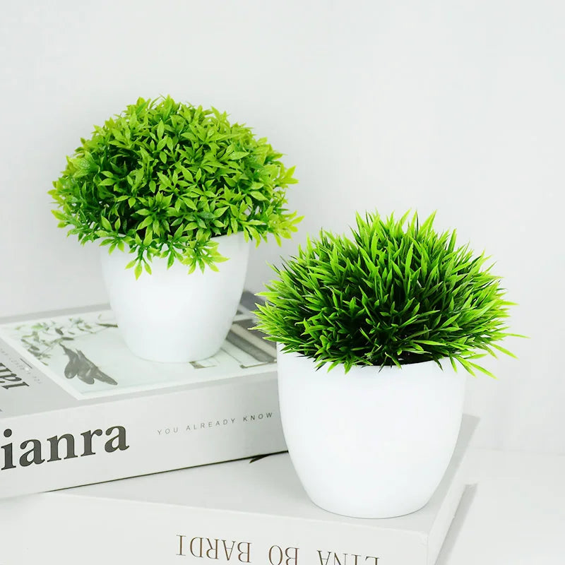 Sztuczna Roślina Bonsai Zielona – Dekoracja do Wnętrz Domowych i Biurowych