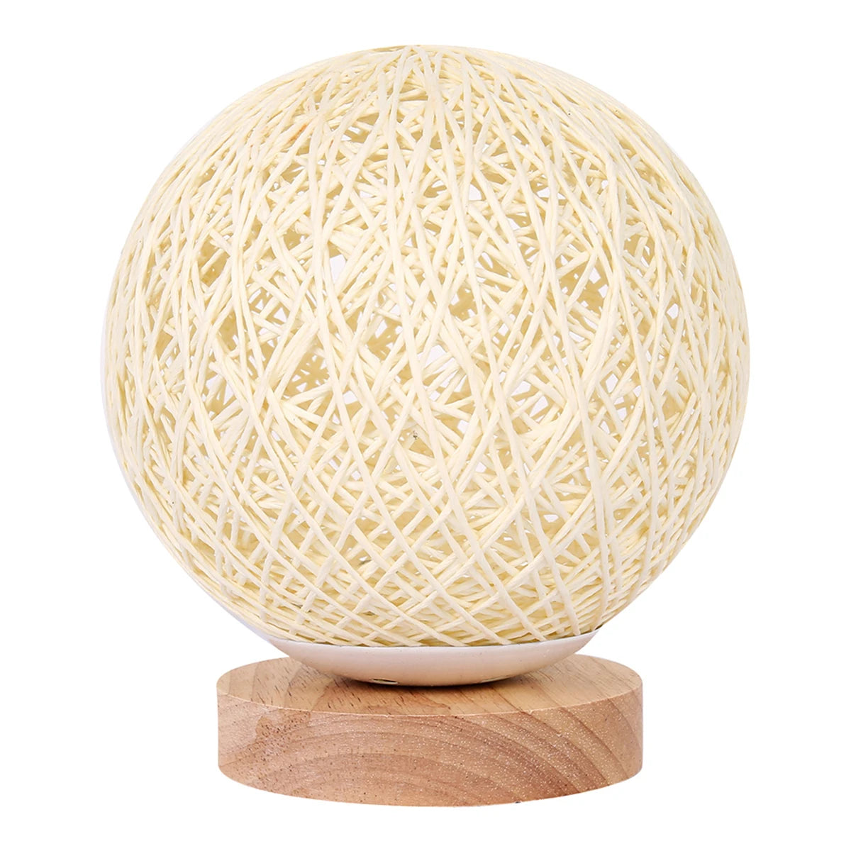 Lampka LED kula rattanowa- lampka biurowa USB(2 warianty)