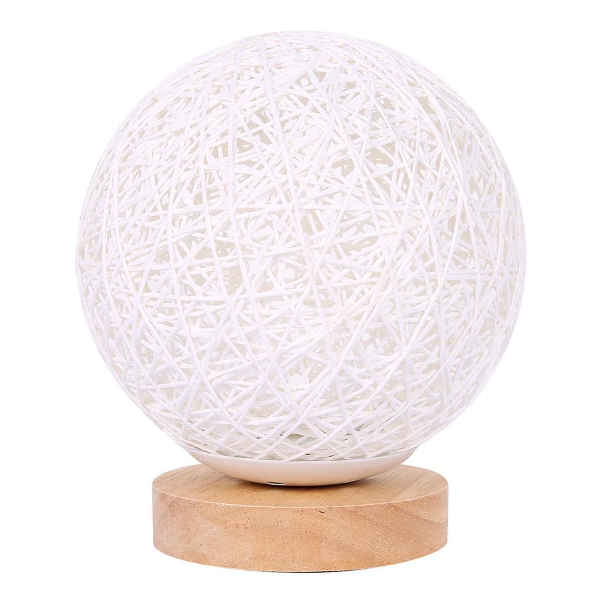 Lampka LED kula rattanowa- lampka biurowa USB(2 warianty)