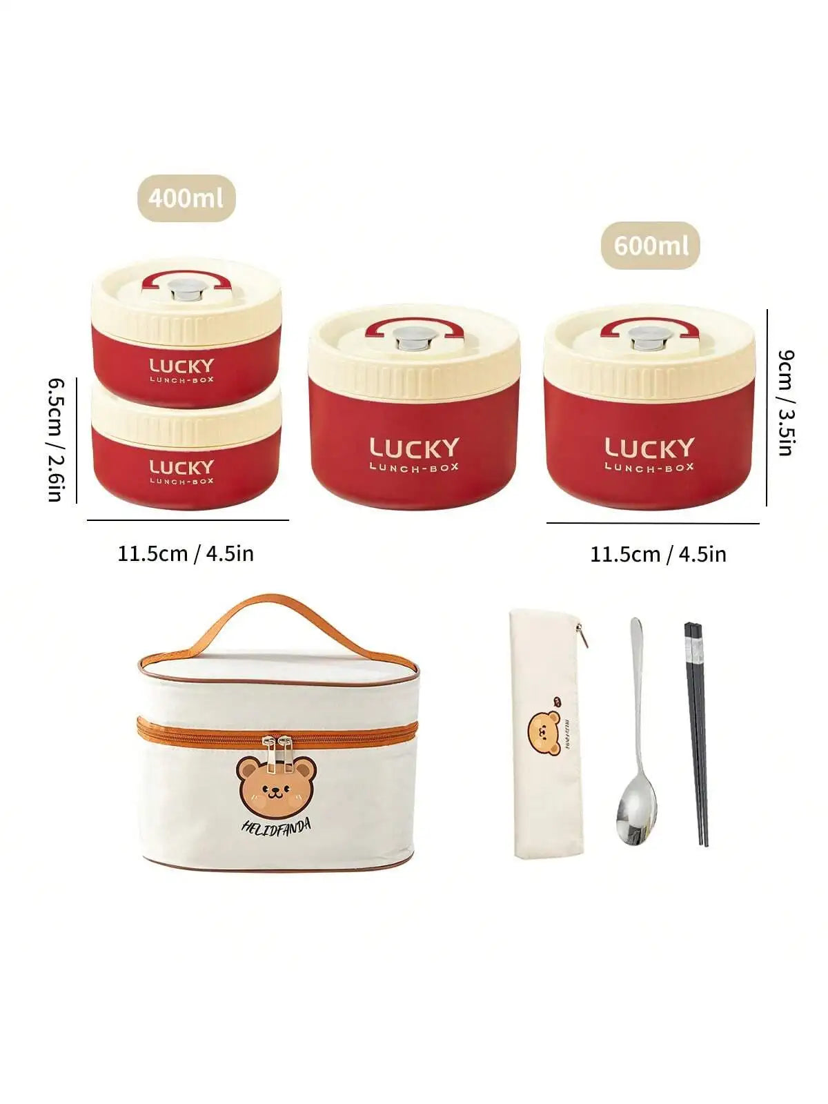 Lunchbox termiczny. Stal nierdzewna różne pojemności szczelny pojemnik na ciepłe posiłki