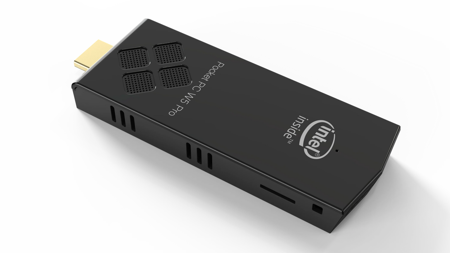 Mini komputer PC z systemem operacyjnym, 4 GB RAM, 64 GB pamięci, WiFi i Bluetooth – do użytku domowego i biuroweg