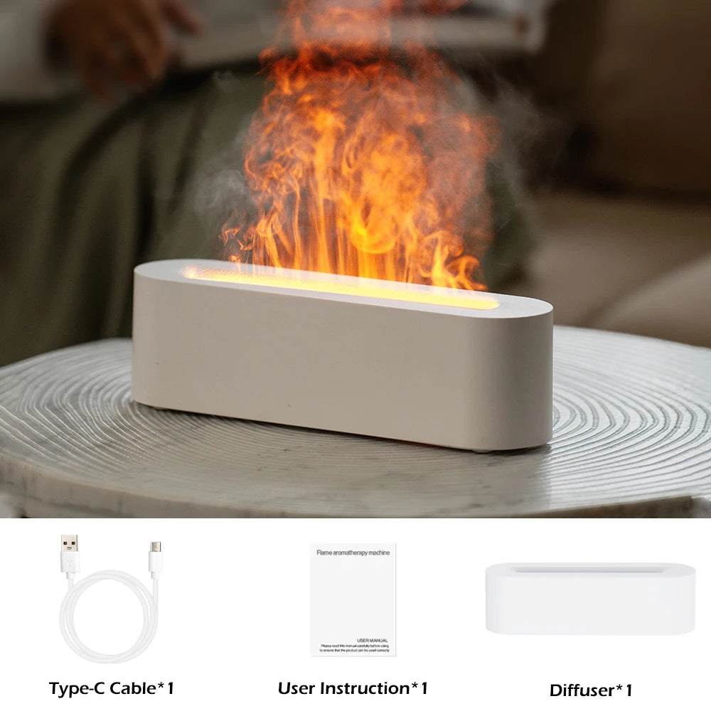 Nawilżacz Powietrza z Efektem Świetlnym RGB i Możliwością Dodania Olejków Eterycznych USB