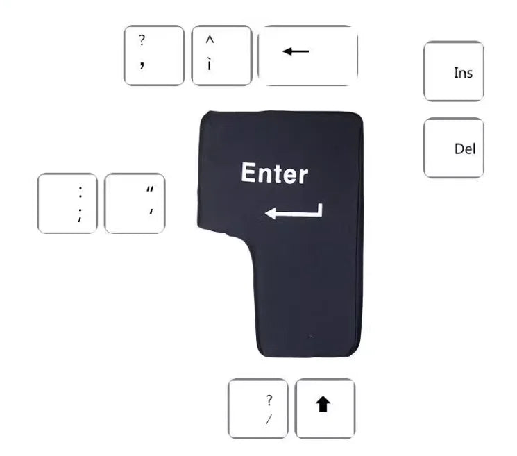 Poduszka USB Enter Key – miękka poduszka komputerowa do biurka i laptopa