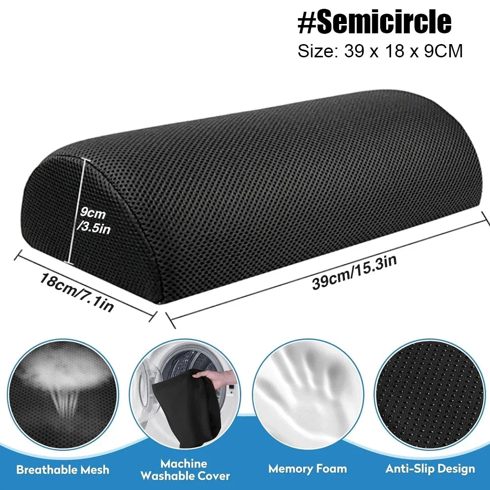 Podnóżek z pianki memory z antypoślizgową podstawą, do biurka