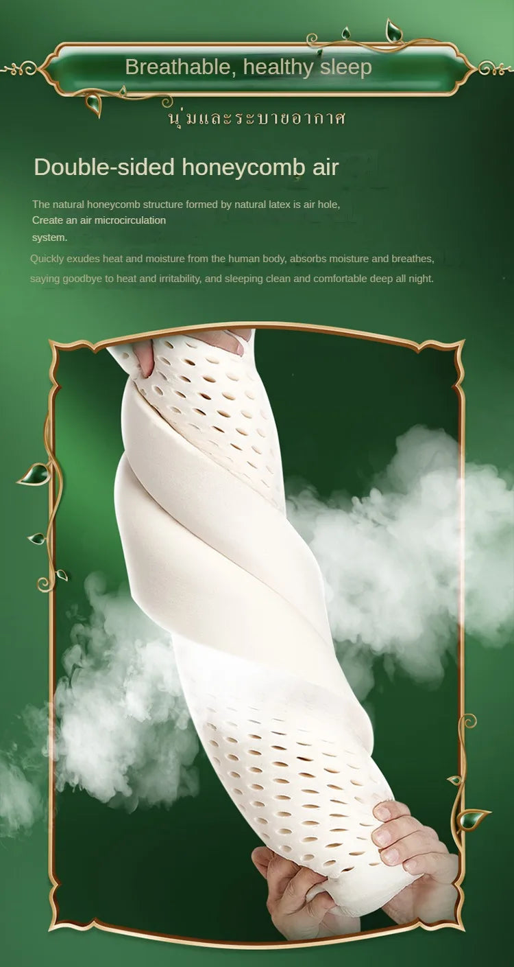 Poduszka lateksowa z Tajlandii TAIHI – naturalny lateks do codziennego użytku