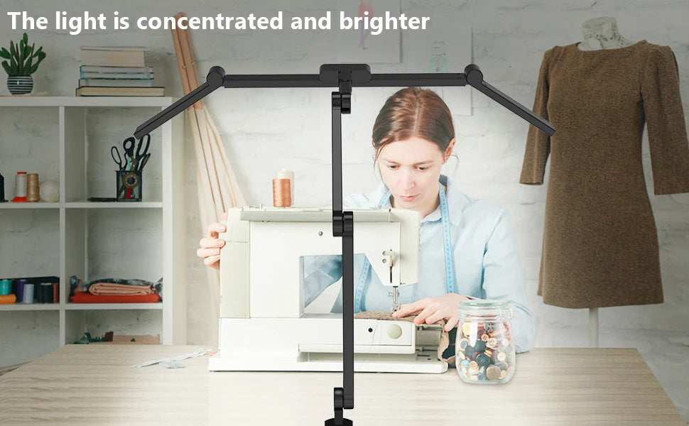 Lampa biurowa LED 24W z klipsem-ultrajasna architektoniczna lampa do biura i domu