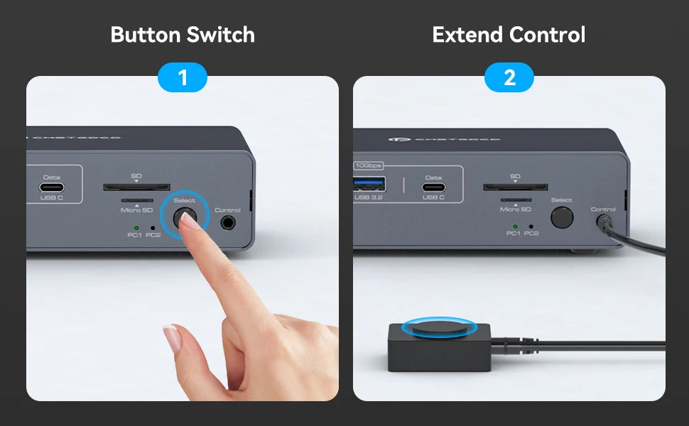 Stacja dokująca USB C z HDMI i DisplayPort-Dual Monitor dla Laptopa i PC