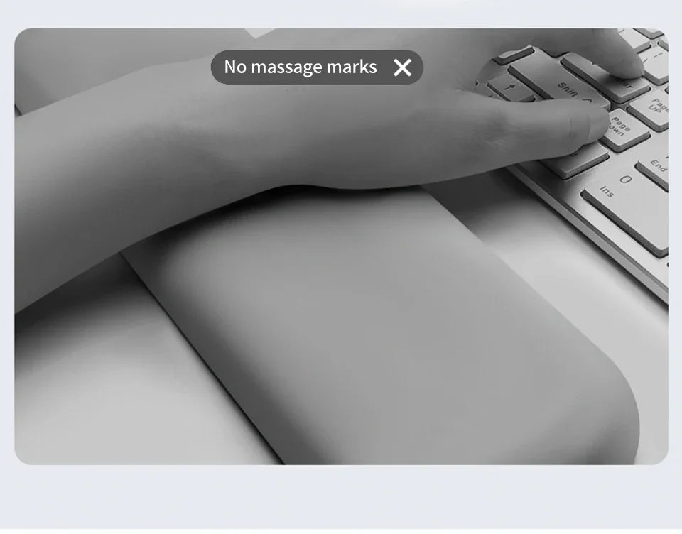 Podkładka pod nadgarstki z pianki memory – zestaw do klawiatury i myszy