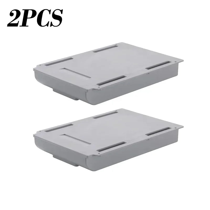 Organizer podblatowy na biurko – samoprzylepna szuflada na drobiazgi i przybory