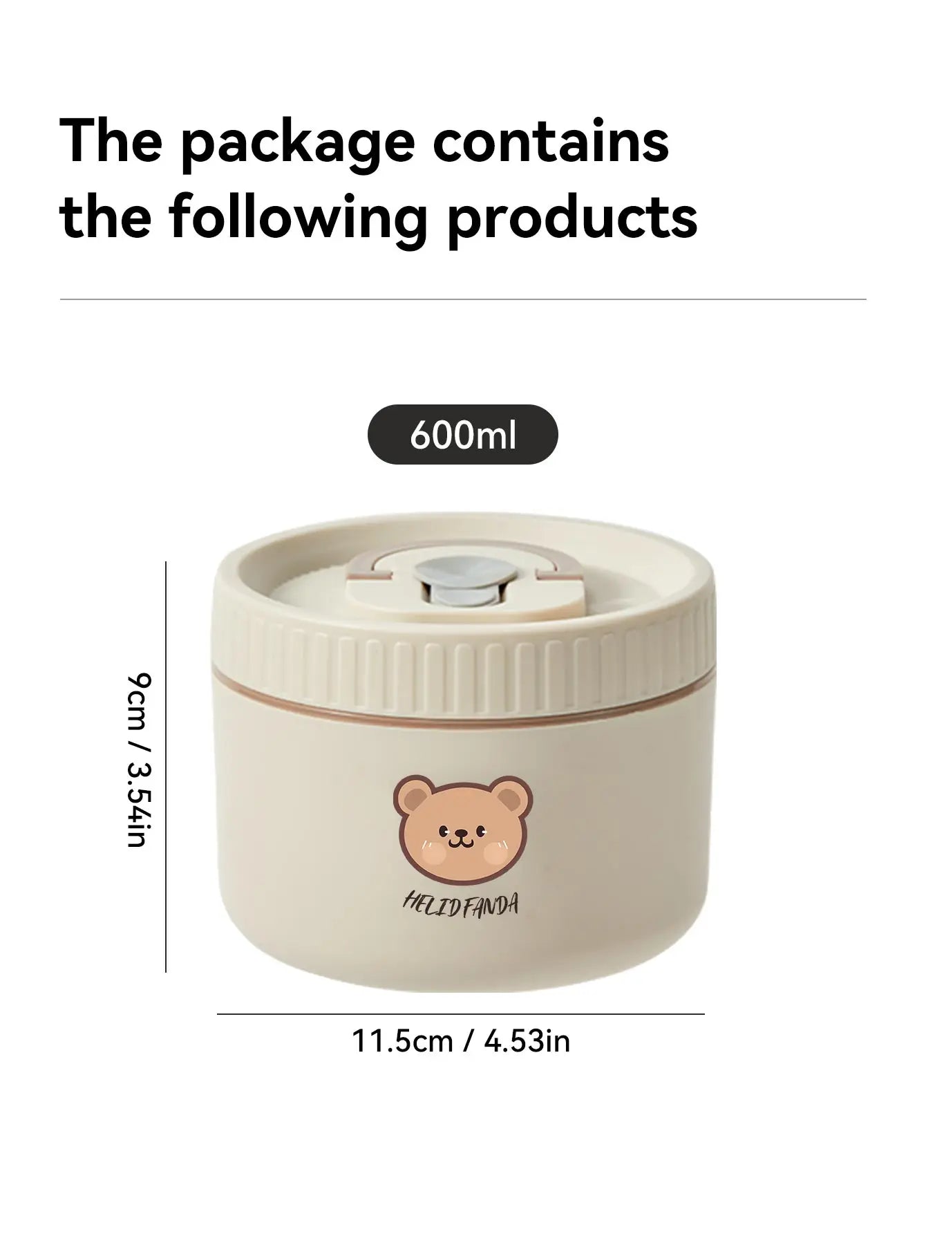 Lunchbox termiczny. Stal nierdzewna różne pojemności szczelny pojemnik na ciepłe posiłki