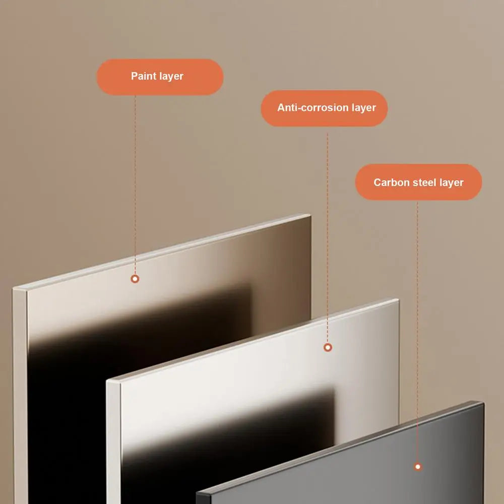 Organizer na kable pod biurko – metalowa półka siatkowa bez wiercenia