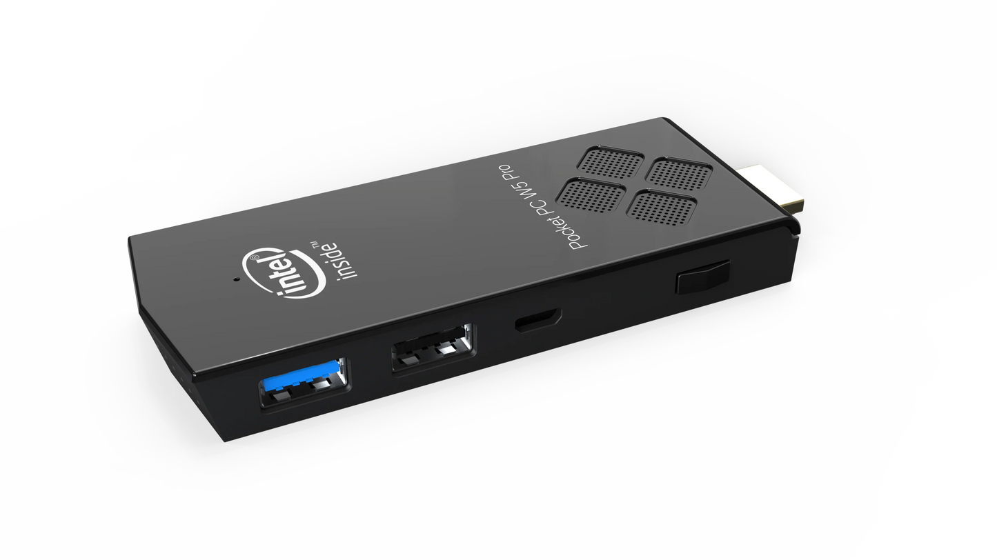 Mini komputer PC z systemem operacyjnym, 4 GB RAM, 64 GB pamięci, WiFi i Bluetooth – do użytku domowego i biuroweg