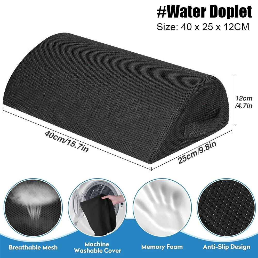 Podnóżek z pianki memory z antypoślizgową podstawą, do biurka