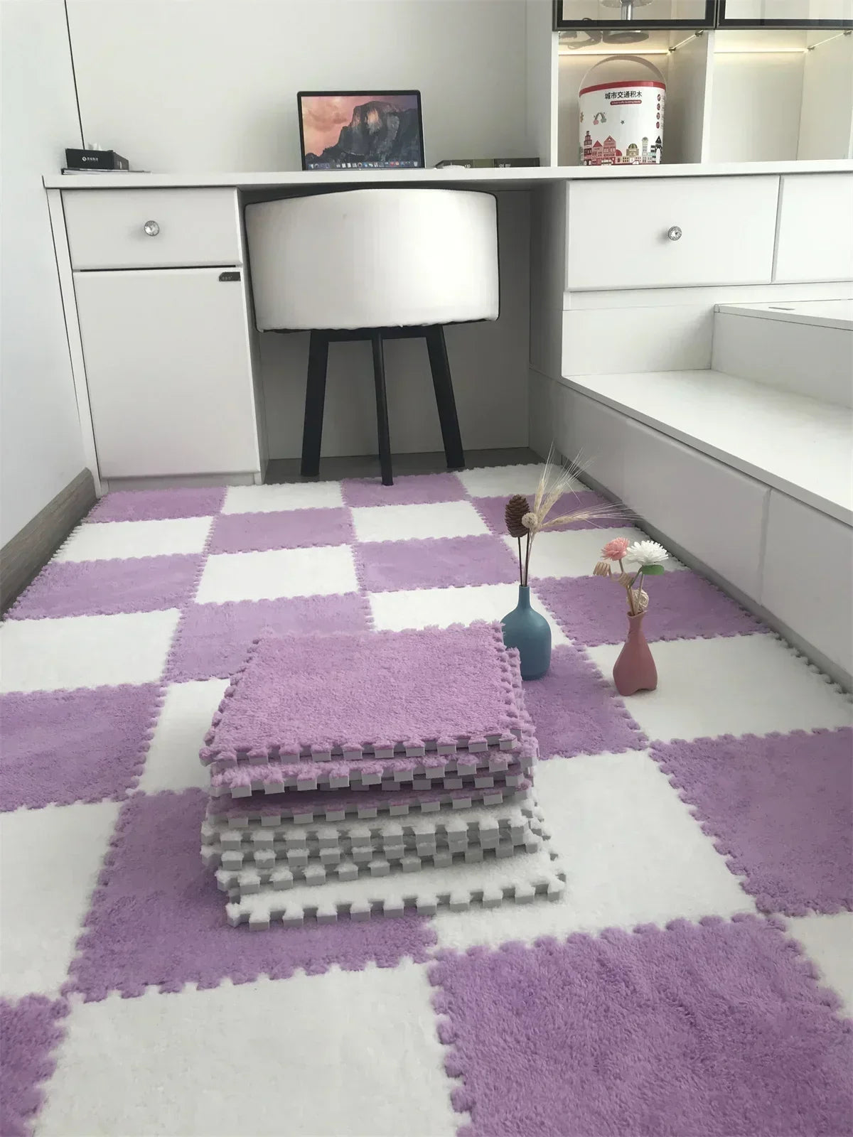 Miękka Piankowa Mata Puzzle 30x30-Dywanik dla Dzieci do Zabaw i Ćwiczeń,Zestaw 10 lub20szt