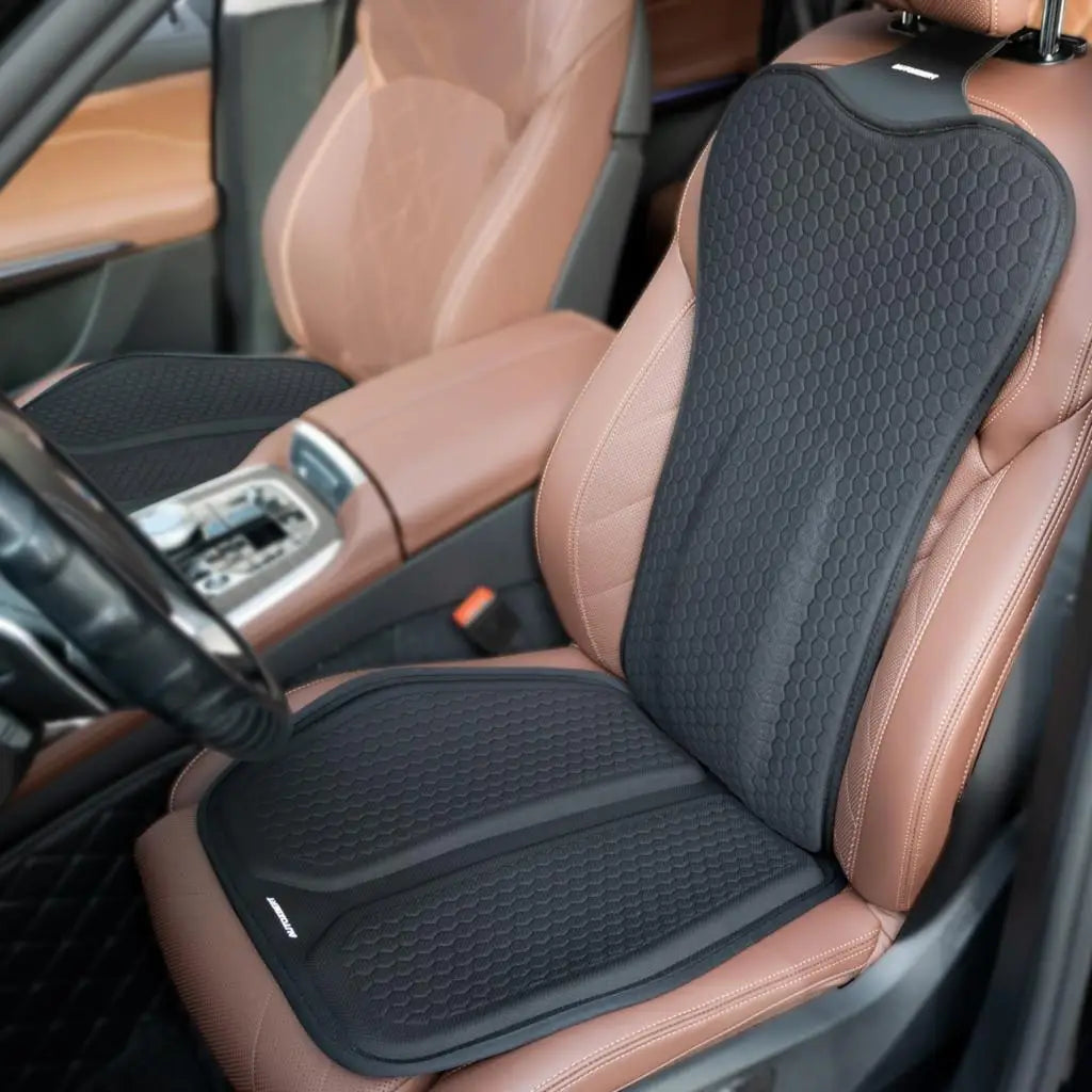 Mata Żelowa do Siedzenia z Podparciem Lędźwiowym do Auta i Biura