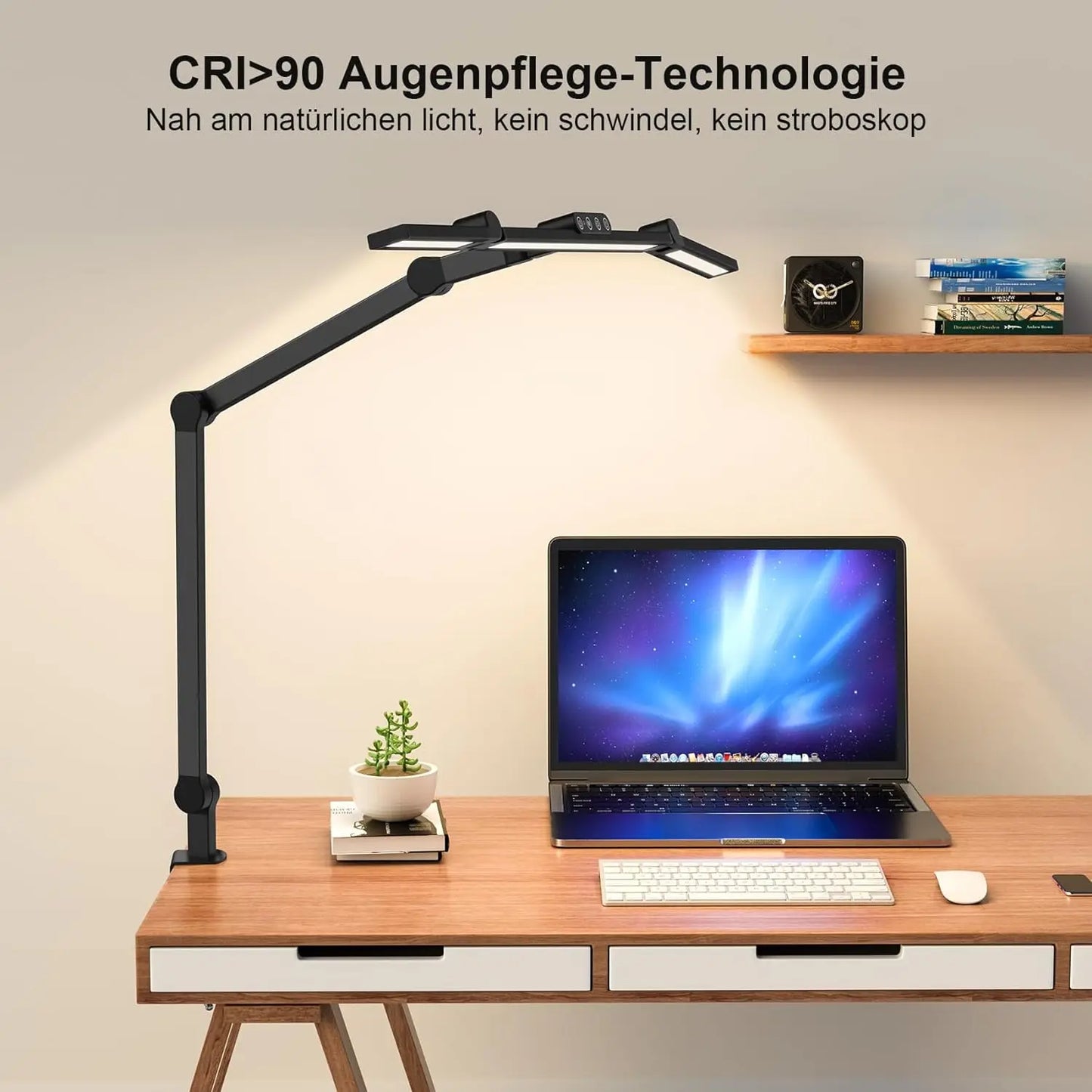 Lampa biurowa LED 24W z klipsem-ultrajasna architektoniczna lampa do biura i domu