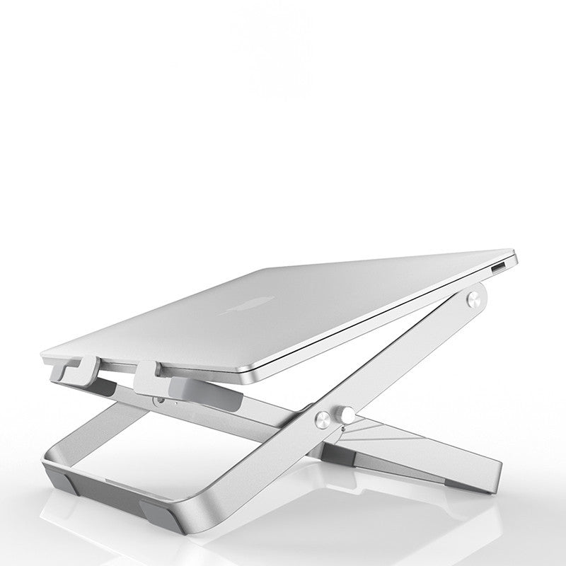 Składany aluminiowy stojak na laptopa z chłodzeniem – regulowana podstawka 11–18 cali