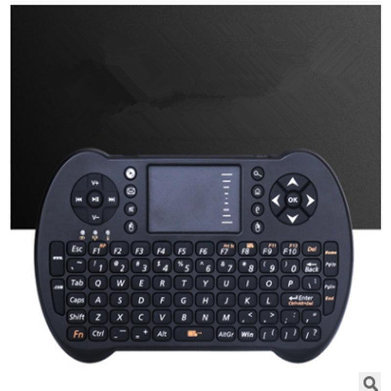 Bezprzewodowa klawiatura QWERTY z funkcją Air Mouse – mini zestaw multimedialny