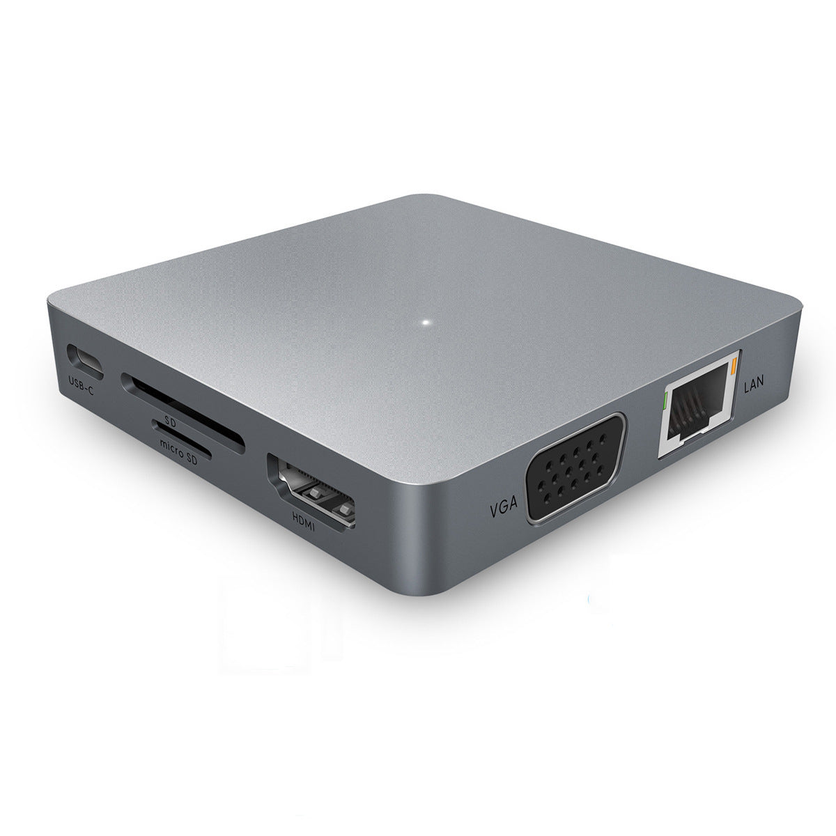 Wielofunkcyjna stacja dokująca USB-C 11w1 z HDMI, VGA, RJ45, USB 3.0 i czytnikiem kart