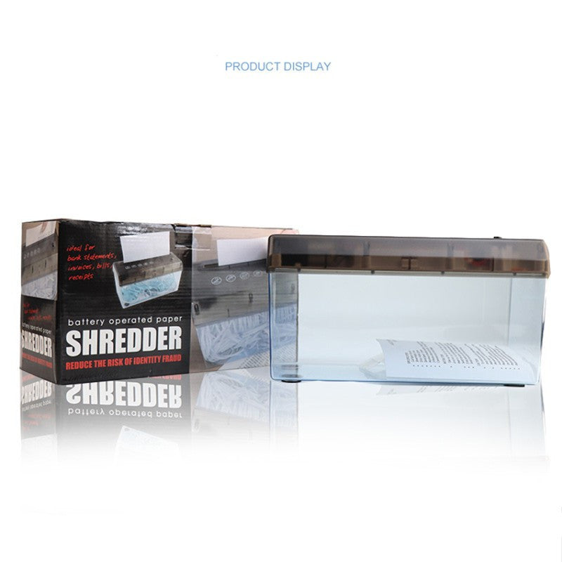 Mała Elektryczna Niszczarka do Papieru A4 –  do Biura i Domu