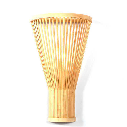 Bambusowa Lampa Ścienna w Stylu Artystycznym