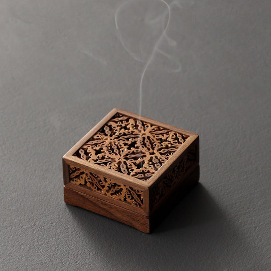 Drewniane Pudełko Zapachowe Retro – Bamboo Chanji Walnut Box