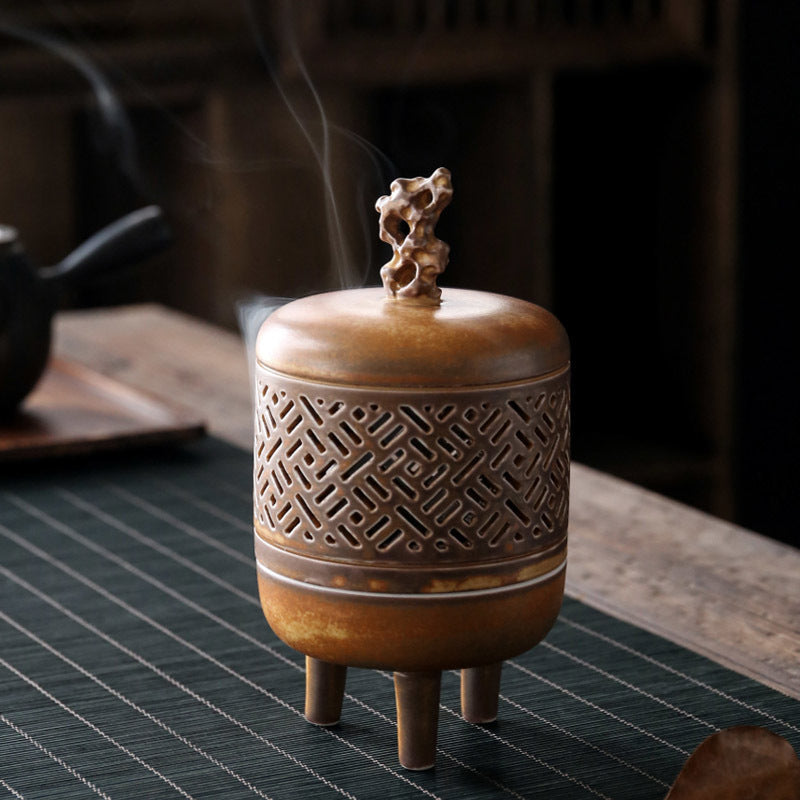 Ceramiczny Kominek na Kadzidła – Styl Chiński