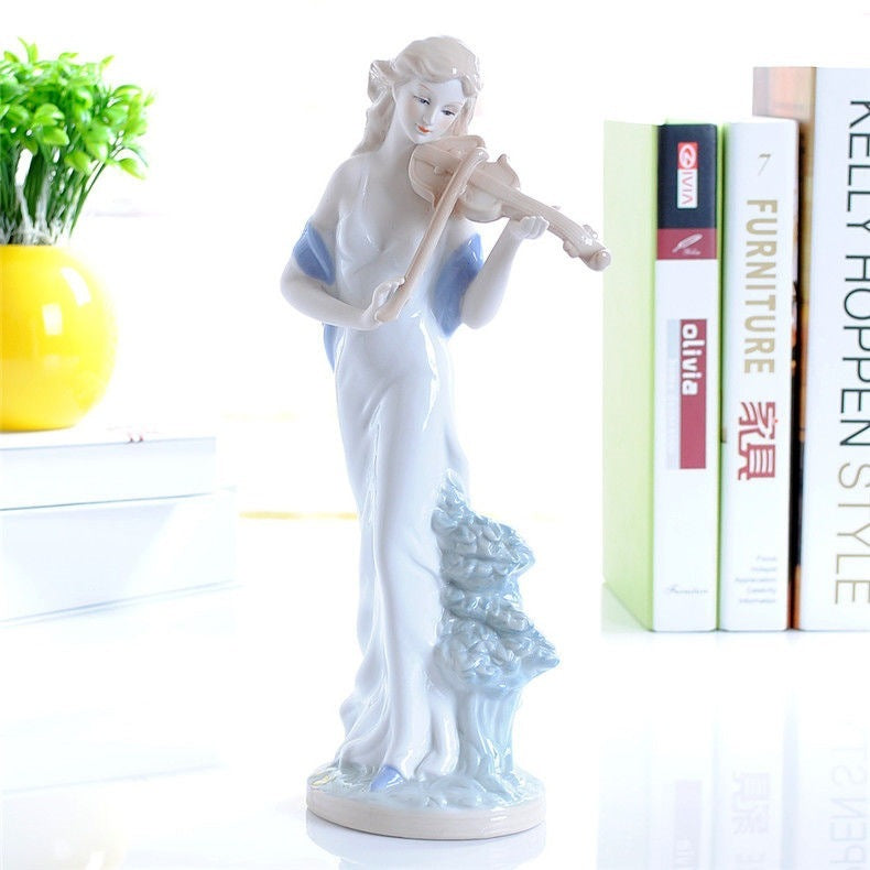 Ceramiczna Figurka Dekoracyjna do Domu w Stylu Retro