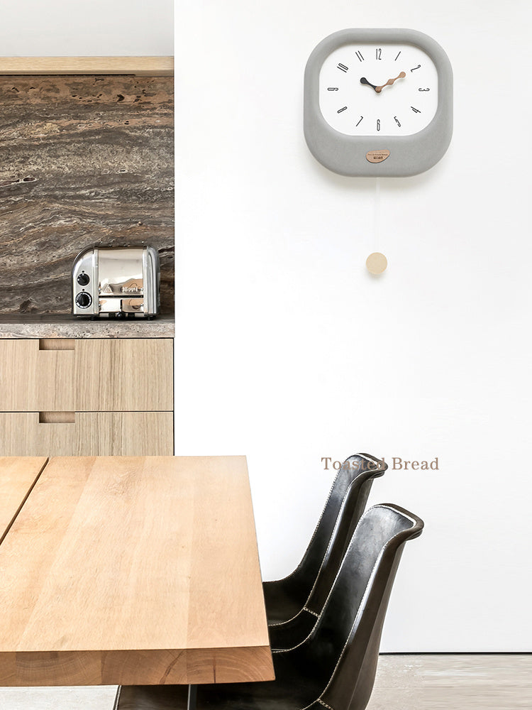 Zegar Ścienny Minimalistyczny – Kwadratowy Design do Domu