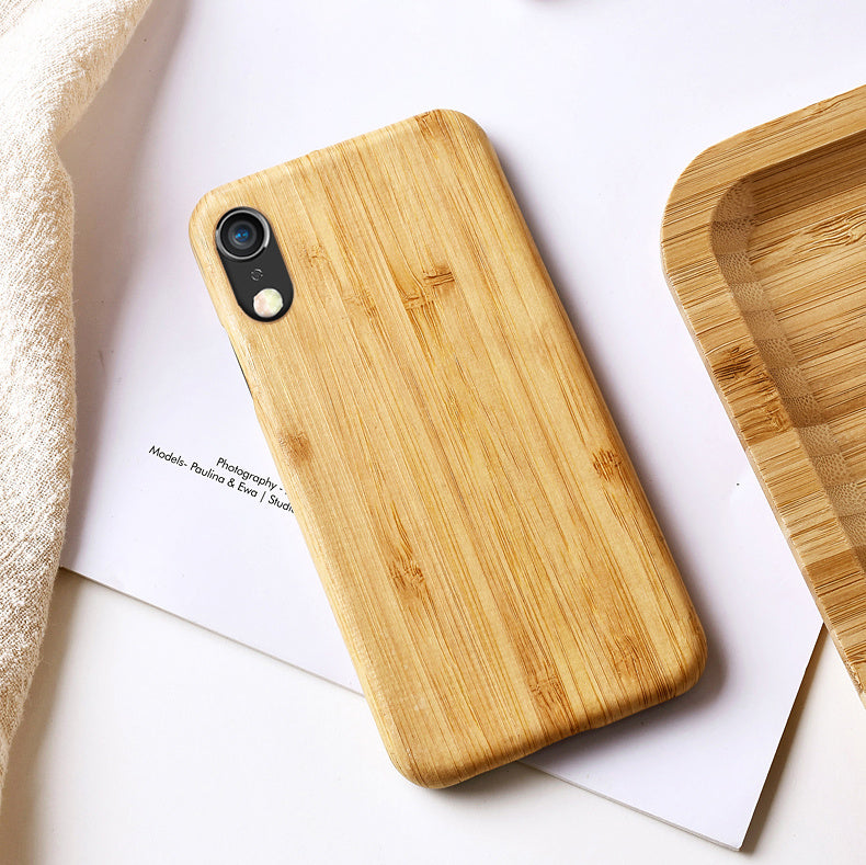 Bambusowe Etui do iPhone-Naturalna Ochrona  w Stylu Minimalistycznym