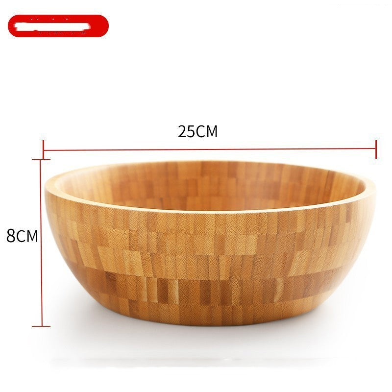 Bamboo Bowl Set – Drewniane miski z bambusa do sałatek i mieszania