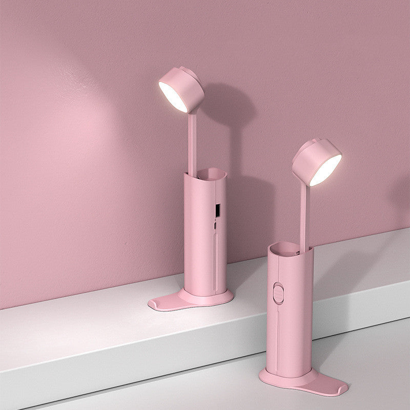 Wielofunkcyjna lampka biurkowa z latarką LED i powerbankiem – 5000mAh/1200mAh