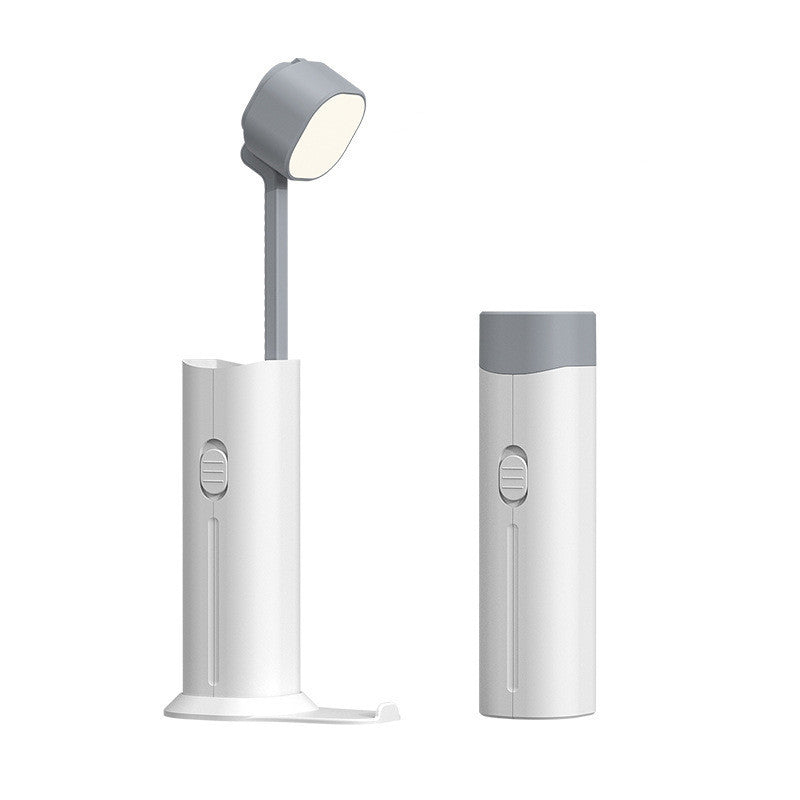 Wielofunkcyjna lampka biurkowa z latarką LED i powerbankiem – 5000mAh/1200mAh
