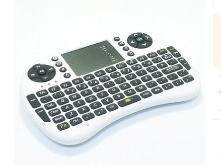 Bezprzewodowa klawiatura QWERTY z funkcją Air Mouse – mini zestaw multimedialny