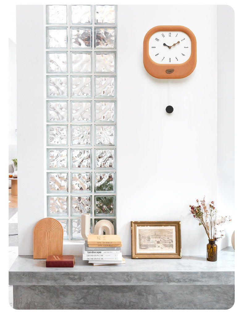 Zegar Ścienny Minimalistyczny – Kwadratowy Design do Domu